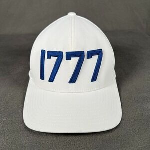 G/Fore Cap Mens White Snapback GFore Golf 1777 Cotton Nylon Blend Preppy 110